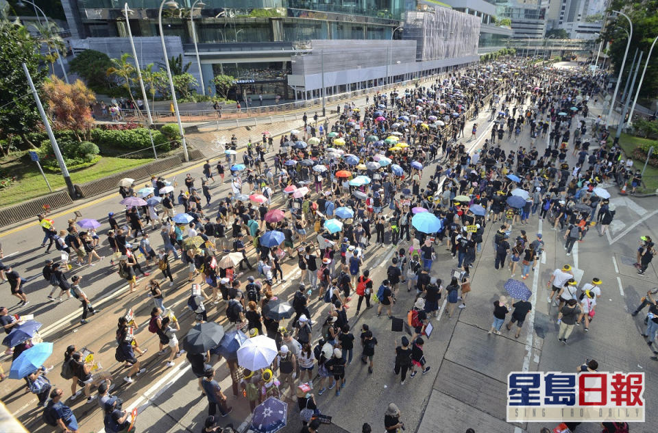 3個團體向警方申辦七一遊行。資料圖片