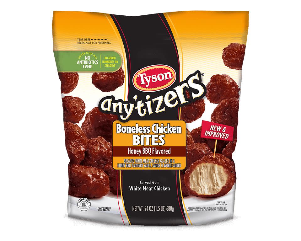 Any'tizers Boneless Chicken Bites, Honey BBQ Flavored