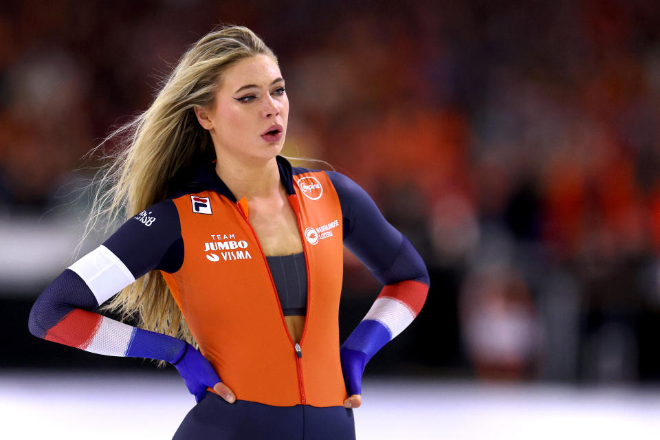 Dutch speed skater Jutta Leerdam in images - Yahoo Sports