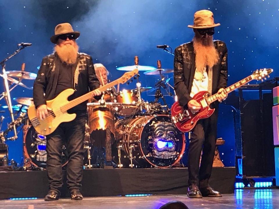 Rock and Roll legends ZZ Top rocked San Angelo at the Foster Communications Coliseum on May 22, 2017.