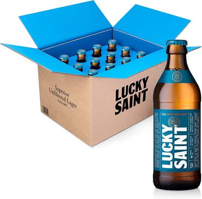 This case of delicious 12 0.5% Lucky Saint beers is 22% off