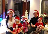 <p>Ronaldo et sa famille fêtent Noël</p><br>