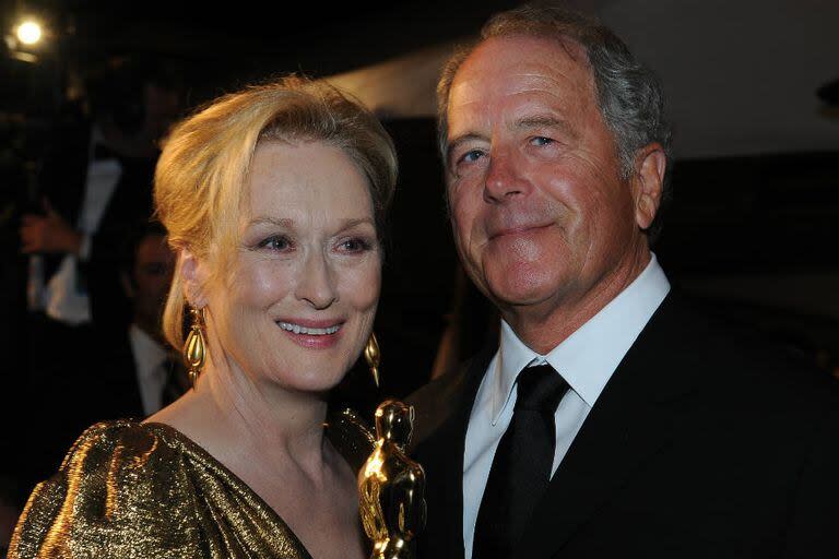 Meryl Streep junto a Don Gummer en una gala en 2020