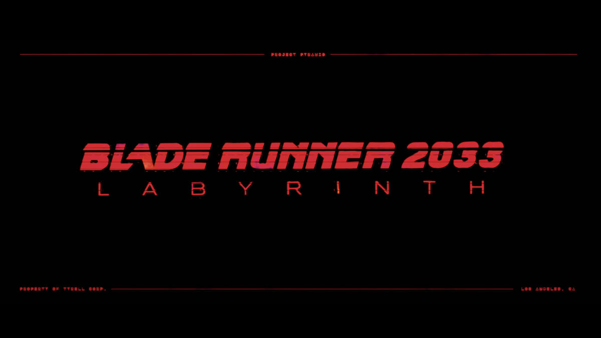 Blade Runner 2033: Labyrinth' is a new game set between the two movies - engadget.com