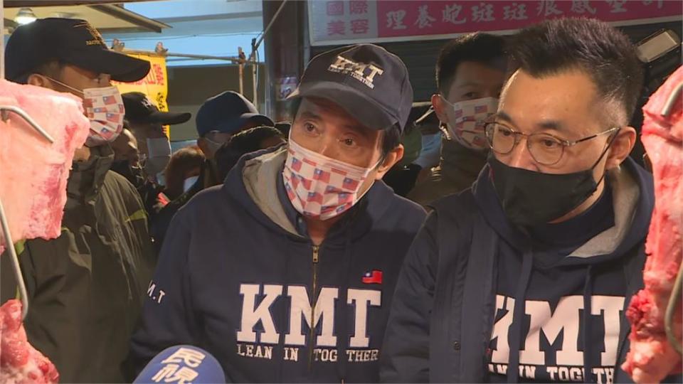 宣傳「反萊豬 綁大選」連署 馬朱江分進合擊