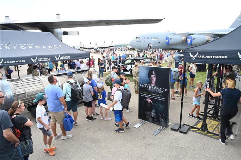 The U.S. Air Force asset has been one of the most popular features of EAA AirVenture.