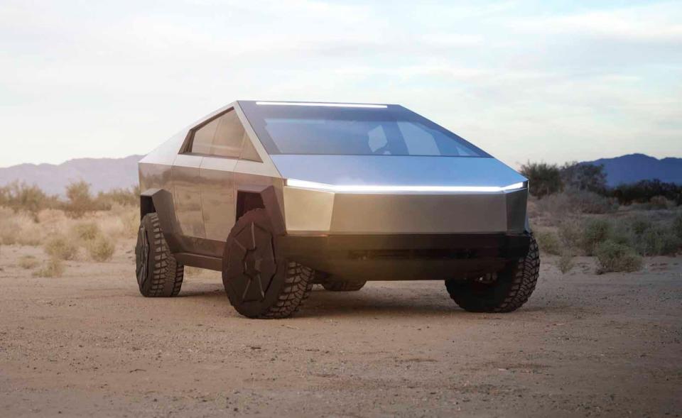 <p>Before <strong>Elon Musk</strong> unveiled his new EV pickup in concept form, most envisioned it would resemble a slightly more streamlined F-150 or Silverado. But no: it resembled something that has possibly travelled to this planet from Mars. Given its creator’s apparent obsession with that planet, that may well have been the point. We await with baited breath what the version people will actually be able to buy will look like – but it probably won’t be boring.</p>