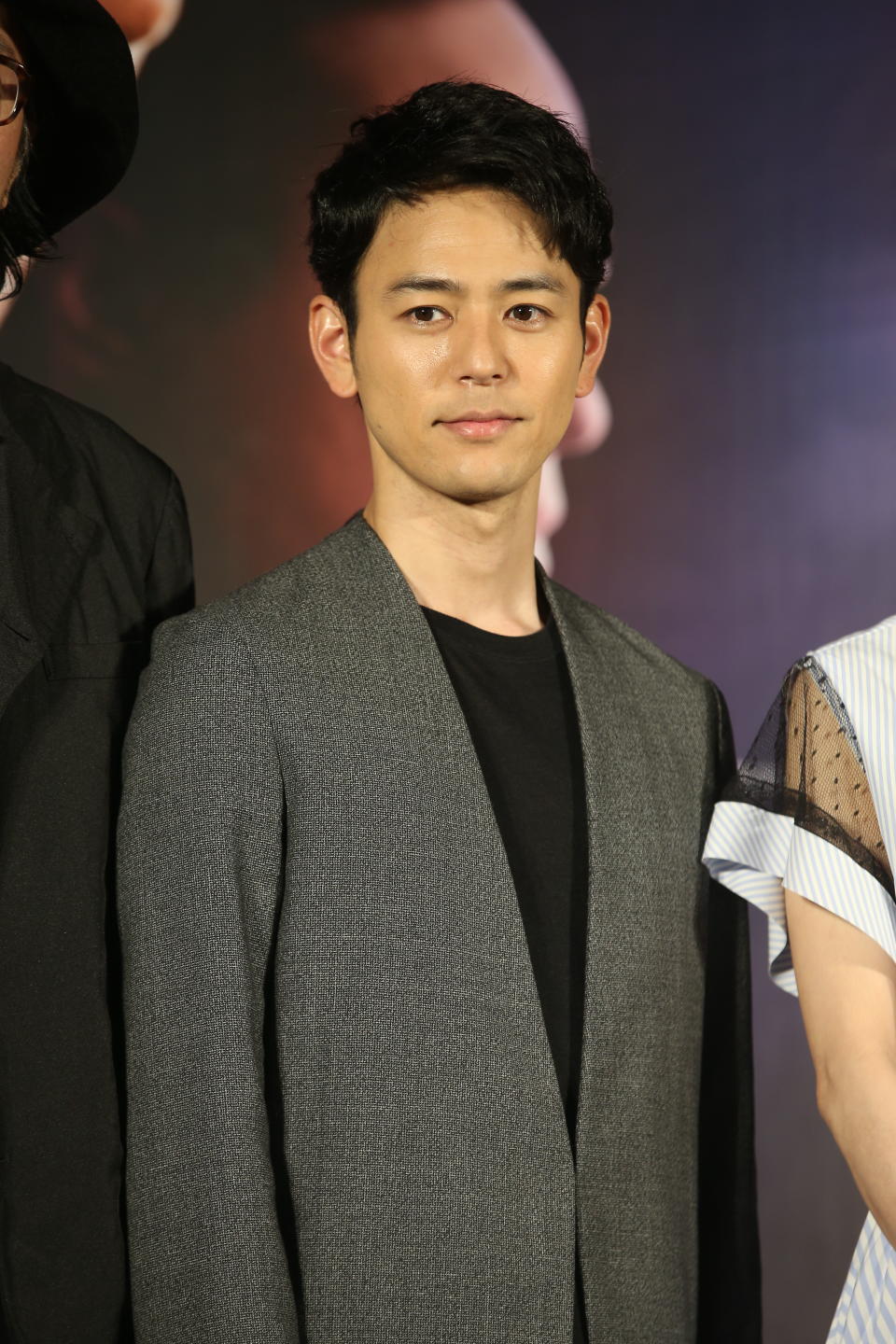 TAIPEI, CHINA - APRIL 29: Japanese actor Satoshi Tsumabuki attends a press conference of movie 'Paradise Next' on April 29, 2019 in Taipei, Taiwan of China. (Photo by Visual China Group via Getty Images/Visual China Group via Getty Images)