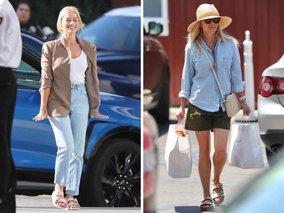 The Comfy Birkenstock Sandals Reese Witherspoon and Margot Robbie Wear ...