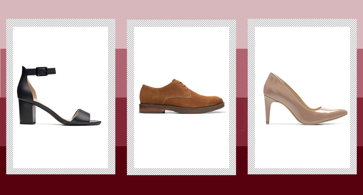 Clarks has launched a huge sale with up to 50% off mens and women's shoes.  (Clarks)