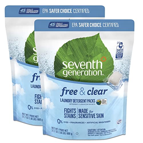 Seventh Generation Free & Clear Laundry Detergent Packs (Amazon / Amazon)