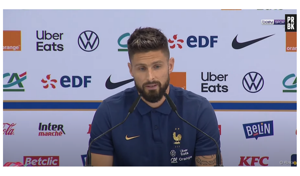 "Je ne savais pas que les Indiens supportaient l'équipe de France", Olivier Giroud fait polémique - Abaca