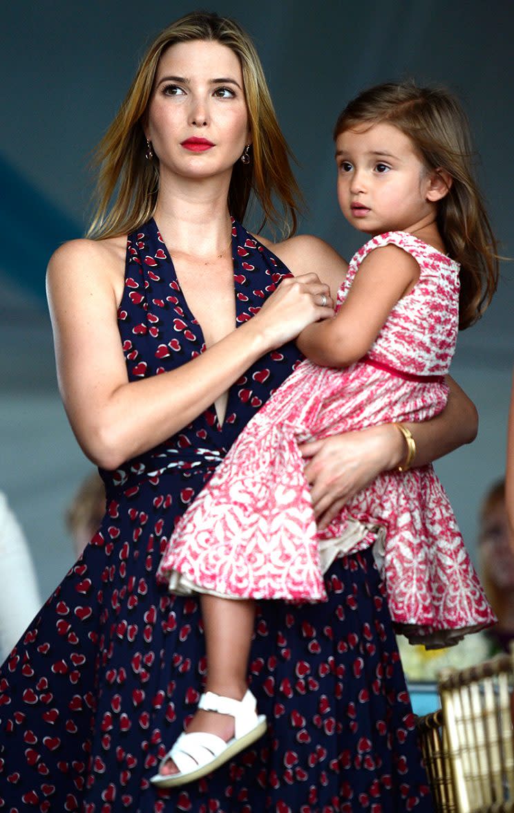 Ivanka Trump with 5-year-old daughter, Arabella Kushner.