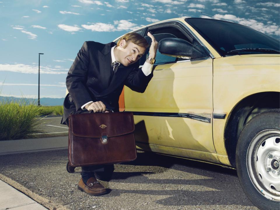 Bob Odenkirk as Saul Goodman on AMC's "Breaking Bad" prequel "Better Call Saul"