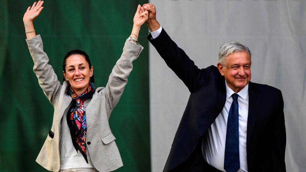 Claudia Sheinbaum y AMLO