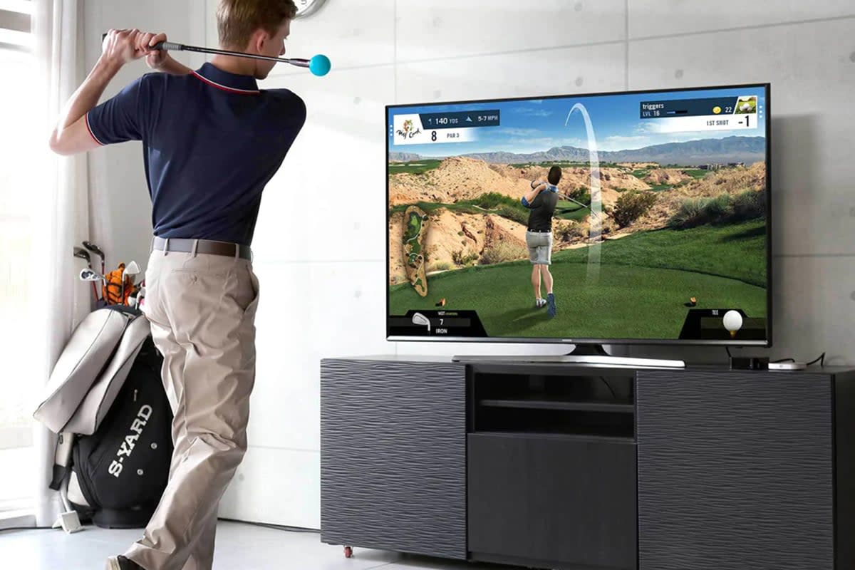 Turn Your Home Into Your Personal Golf Course With This Simulator That's On Sale