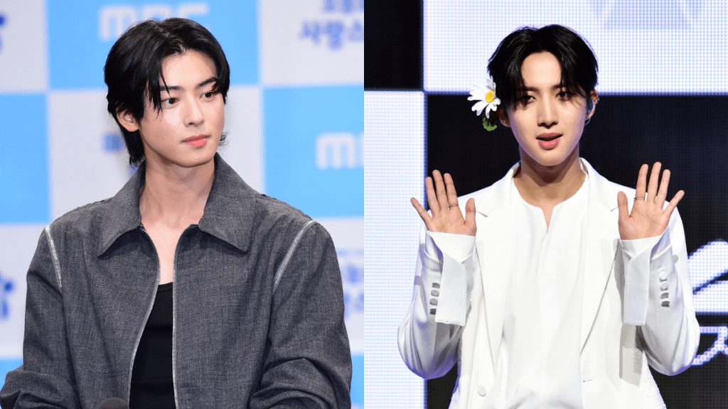 Cha Eun-Woo of ASTRO, Hui of PENTAGON (Photo Credit: The Chosunilbo JNS | Imazins via Getty Images)