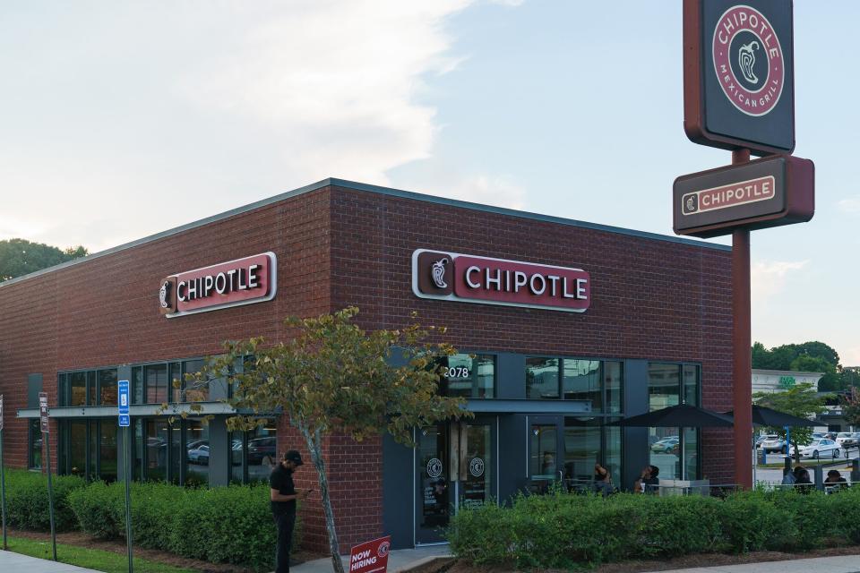 A Chipotle restaurant in Atlanta, Georgia, US, on Saturday, July 23, 2022. Chipotle Mexican Grill Inc. is scheduled to release earnings figures on July 26.