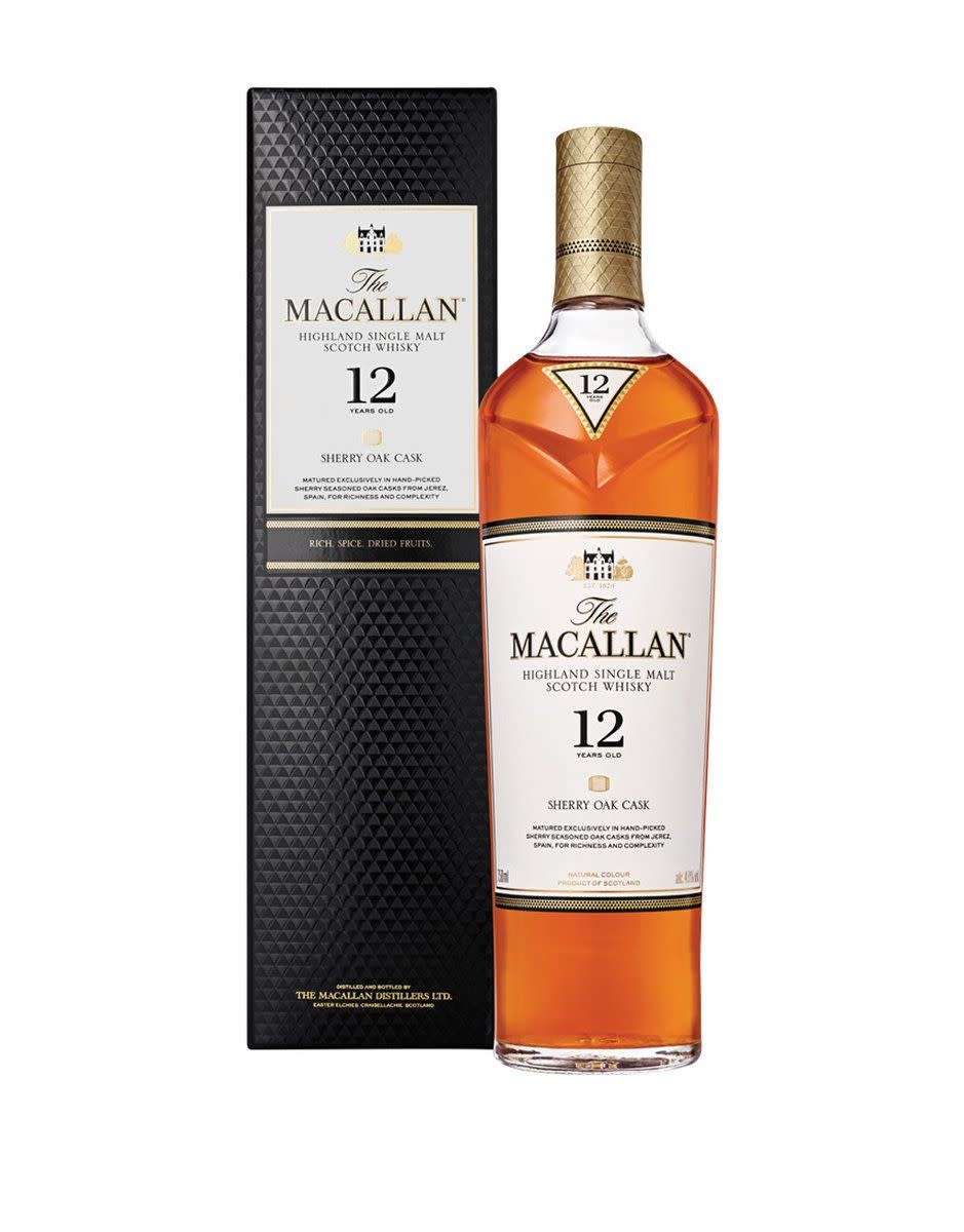 <p><strong>The Macallan</strong></p><p>reservebar.com</p><p><strong>$92.00</strong></p><p><a href="https://go.redirectingat.com?id=74968X1596630&url=https%3A%2F%2Fwww.reservebar.com%2Fproducts%2Fthe-macallan-sherry-oak-12-years-old&sref=https%3A%2F%2Fwww.townandcountrymag.com%2Fleisure%2Fdrinks%2Fg26065217%2Fscotch-whiskey-brands%2F" rel="nofollow noopener" target="_blank" data-ylk="slk:Shop Now;elm:context_link;itc:0;sec:content-canvas" class="link ">Shop Now</a></p><p><strong>Tasting notes:</strong> dried fruit, warm spices, vanilla</p><p>Aged in sherry seasoned oak casks atop a plateau in Northeast Scotland, The Macallan Sherry Oak 12 Years Old pours with a mature and rich body with nary a hint of peat.</p>