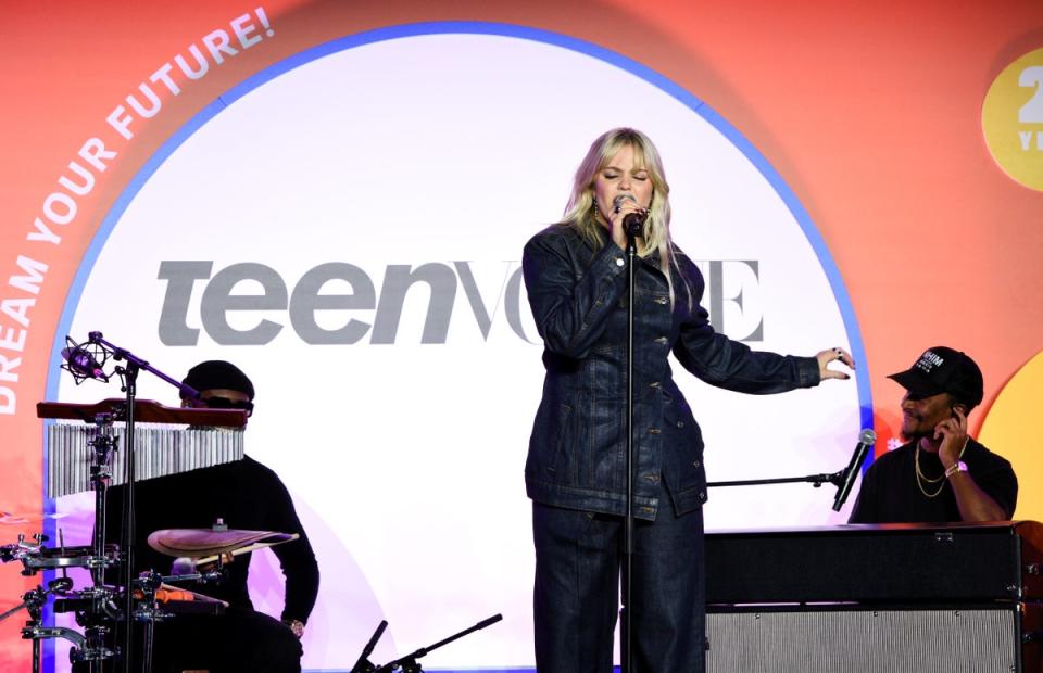 Rapp performs at Teen Vogue Summit 2023 (Getty Images for Teen Vogue)