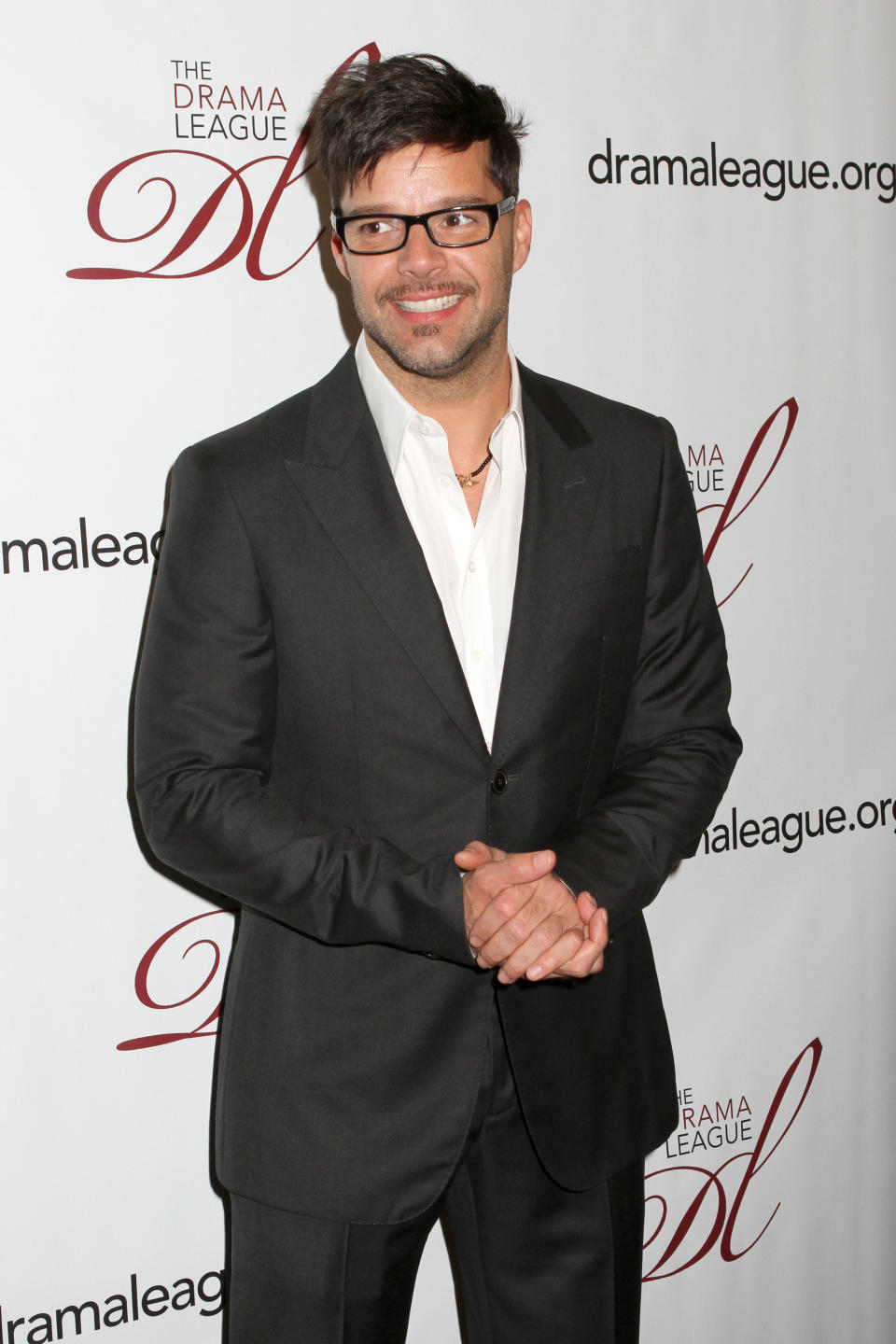 Ricky Martin attends the 78th annual Drama League Awards at the Marriott Marquis in New York City. 