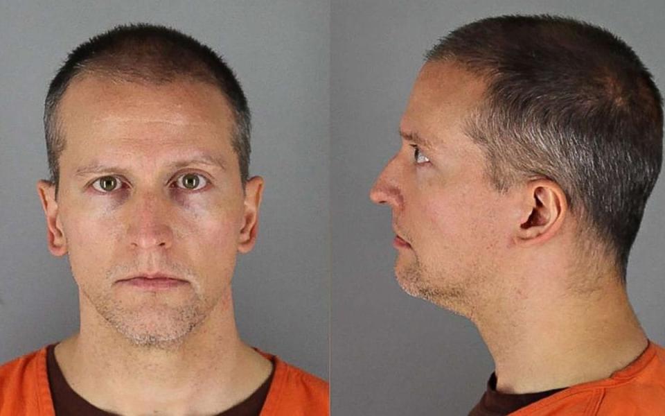 Former Minneapolis police officer Derek Chauvin has been charged with second degree murder - Photo by Handout / Hennepin County Jail / AFP