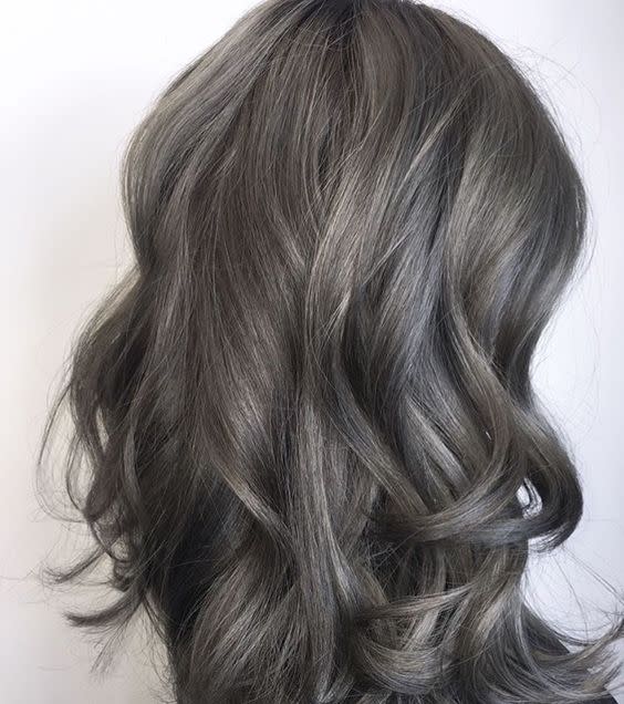 grey brown hair More: 