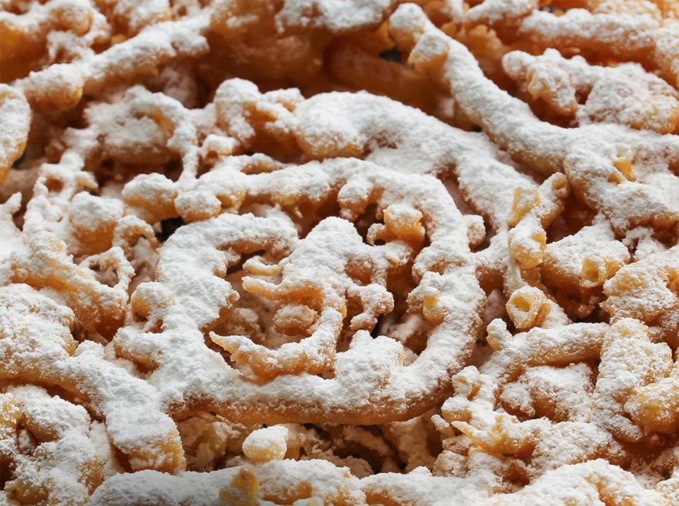 The swirly goodness of funnel cakes awaits guests at the Alabama National Fair.