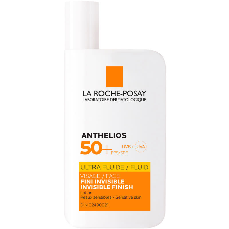 La Roche-Posay Anthelios Fluid SPF5O+. Image via La Roche-Posay.