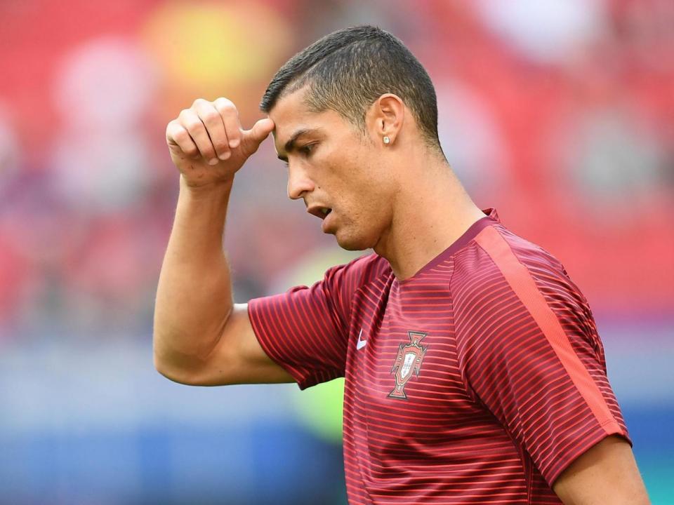 Ronaldo is currently on duty with Portugal (Getty)