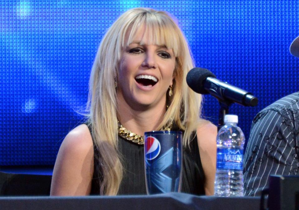 Spears during promotion for The X Factor in 2012 (Getty Images)