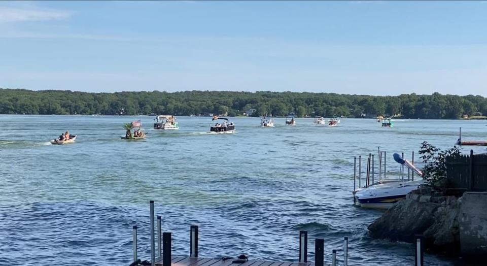 Boats of various themes take part in a previous Watuppa Palooza.