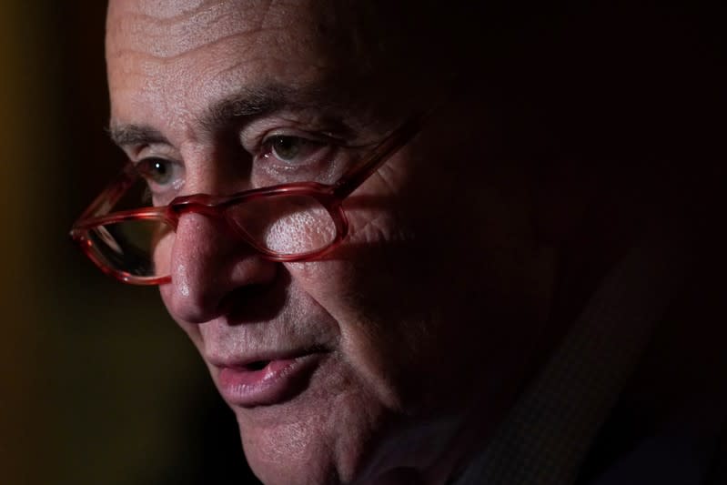 Chuck Schumer Leads Democratic Press Conference