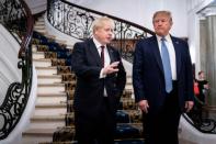 US President Donald Trump gets on well with Britain's Prime Minister Boris Johnson -- in part because of Brexit