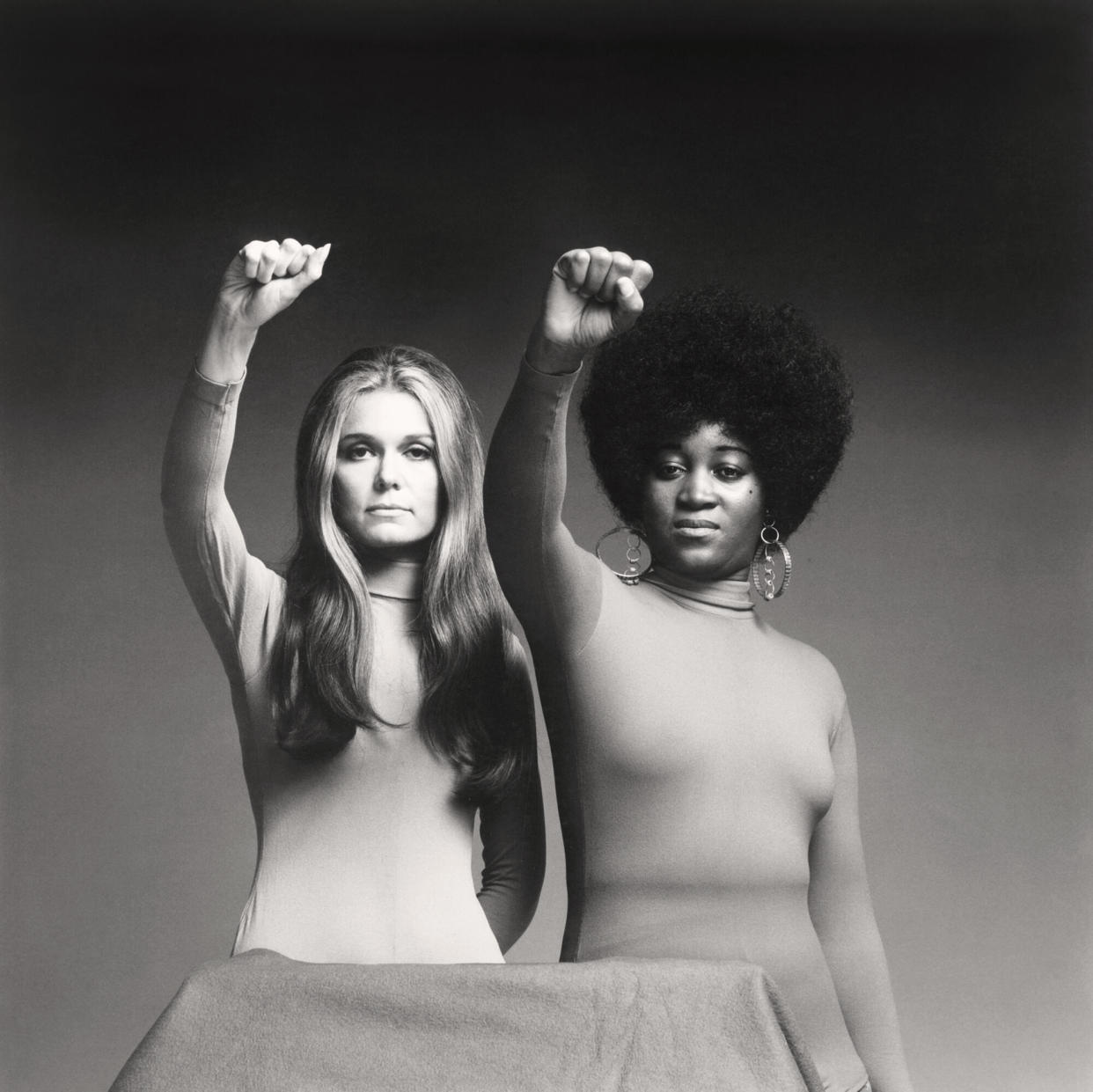 <span>Gloria Steinem and Dorothy Pitman Hughes, New York, 1971, by Dan Wynn.</span><span>Photograph: © Dan Wynn Archive and Farmani Group, Co Ltd</span>