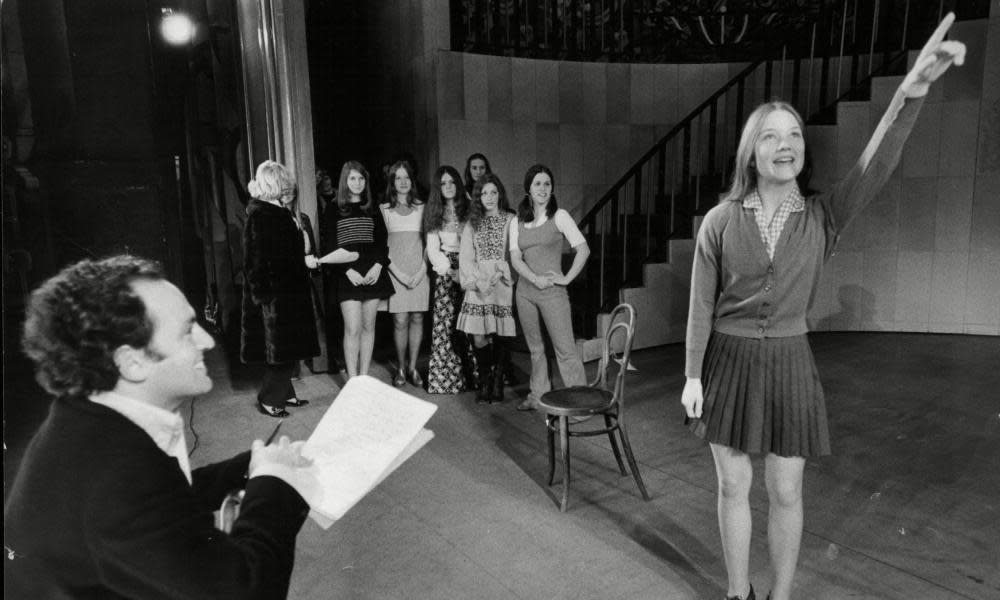 Children audition for Michael Tuchner in 1973.