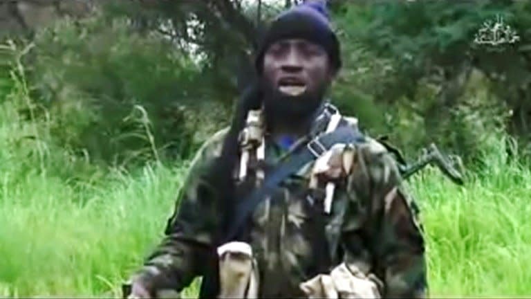 Nigerian Islamist extremist group Boko Haram's shadowy leader Abubakar Shekau