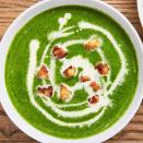 <p>The crunchy croutons are 🙌</p><p>Get the <a href="https://www.delish.com/uk/cooking/recipes/a28784692/spinach-soup-recipe/" rel="nofollow noopener" target="_blank" data-ylk="slk:Creamy Spinach Soup;elm:context_link;itc:0" class="link ">Creamy Spinach Soup</a> recipe.</p>