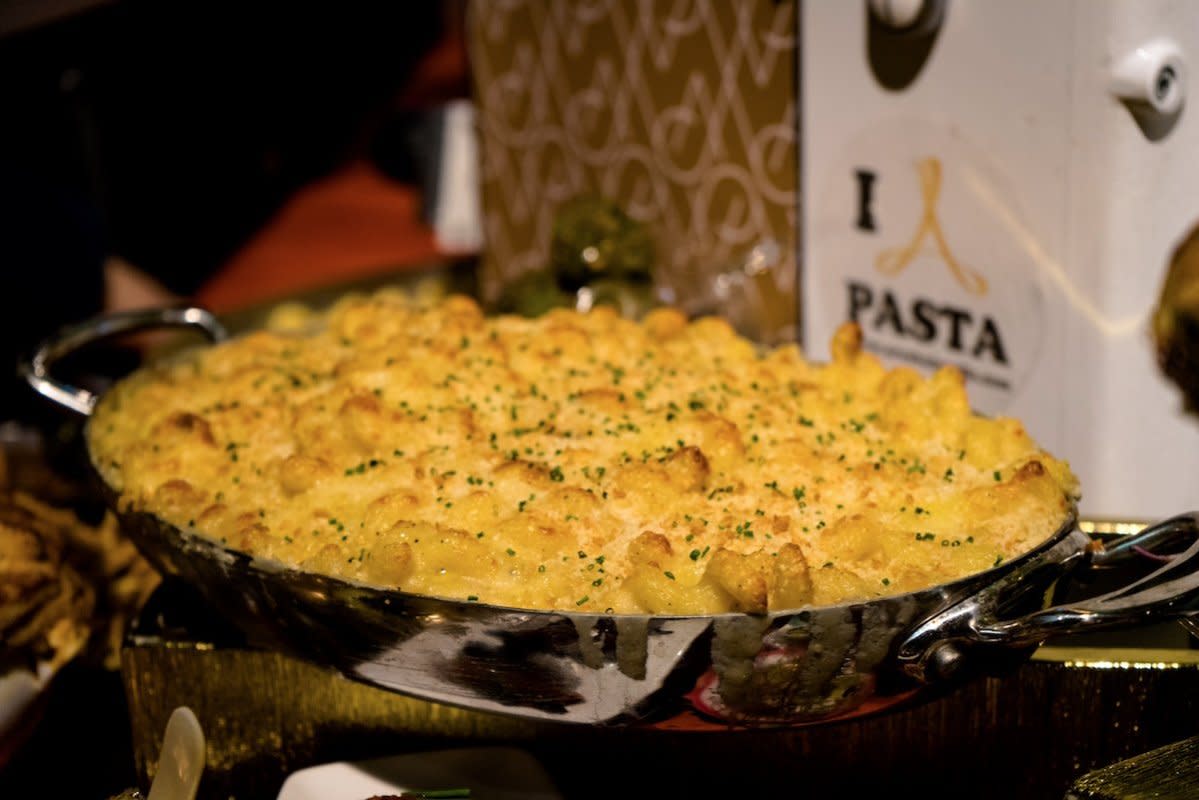 <p>Wolfgang Puck</p><p>Wolfgang's version has three cheeses and is baked to perfection.</p><p><strong>Get the recipe: <a href="https://parade.com/842159/alison-ashton/wolfgang-pucks-baked-macaroni-and-cheese-2/" rel="nofollow noopener" target="_blank" data-ylk="slk:Wolfgang Puck's Baked Macaroni and Cheese;elm:context_link;itc:0;sec:content-canvas" class="link rapid-noclick-resp">Wolfgang Puck's Baked Macaroni and Cheese</a></strong></p>