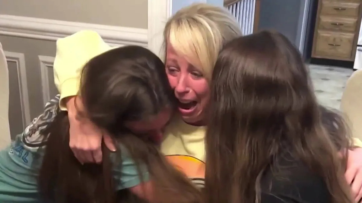 See the moment twins surprise their stepmom with an adoption request on Mother's..