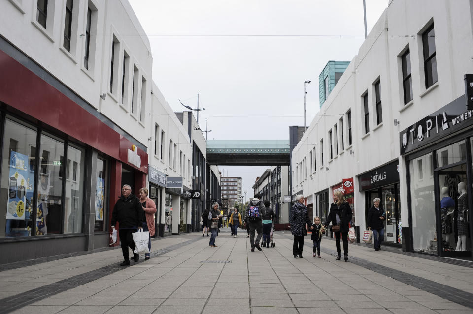 From bust to boom: Altrincham won the 2018 Great British High Street Awards. Photo: Visa
