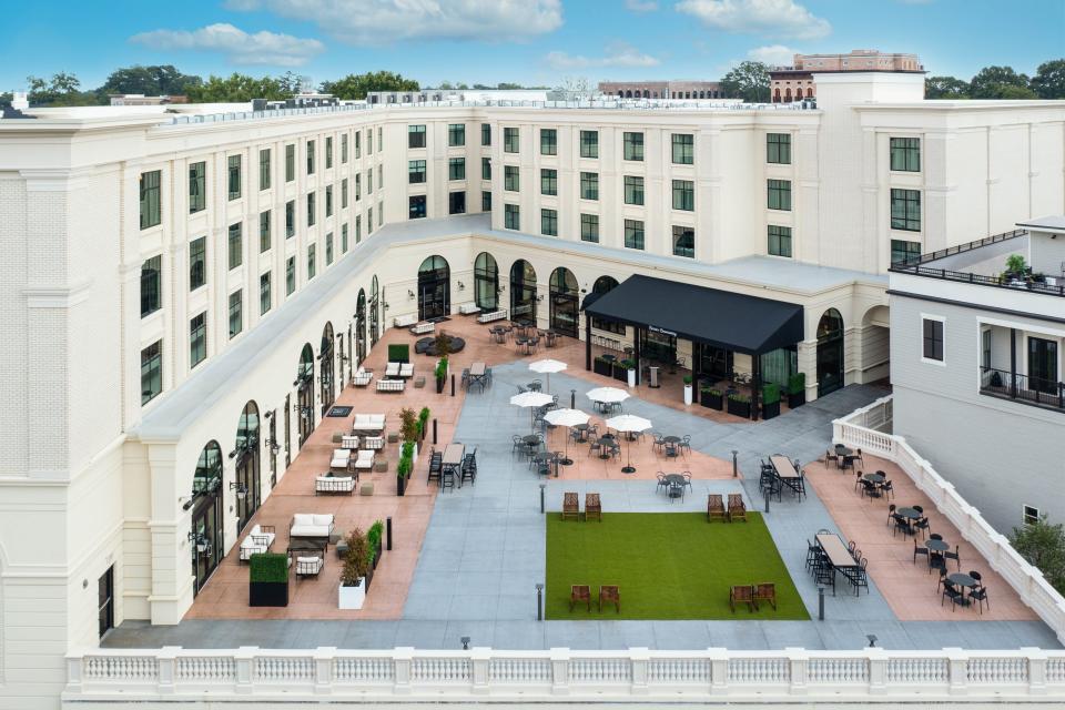 “We offer a great option for people looking to come into Alpharetta, maybe that’s not located directly next to a corporate office or right next to big shopping, but more of the small-town, city feel,” Saleh Akley from The Hamilton Hotel said.