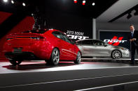 This is the 2013 Dodge Dart, the Alfa Romeo-based small car that's Chrysler's best chance to win compact car shoppers since the Neon was first introduced. It's a sharp looking entry -- even if it has a few too many options.