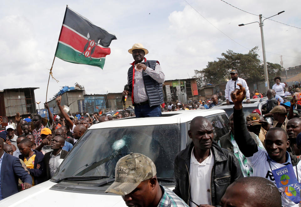 Raila Odinga supporters clash with police