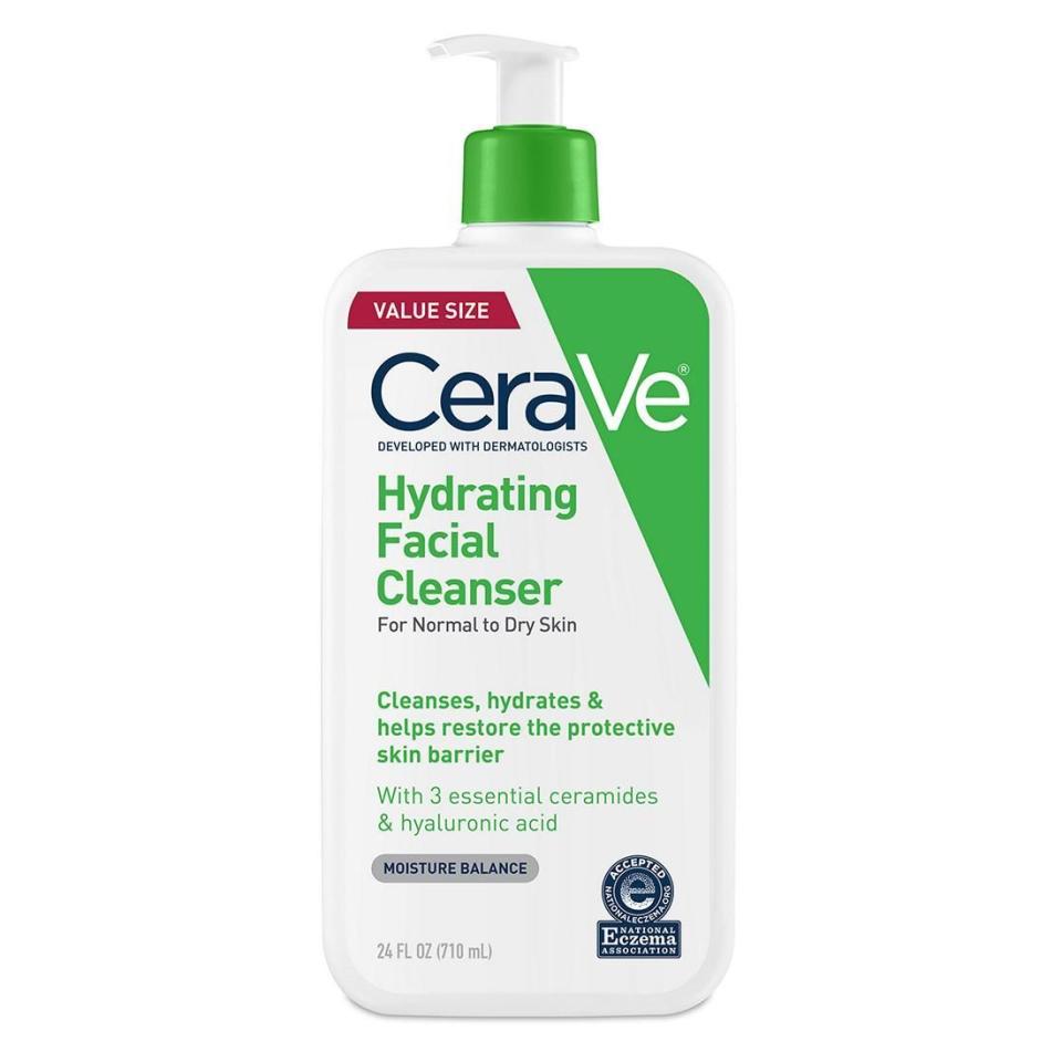 9) CeraVe Hydrating Facial Cleanser