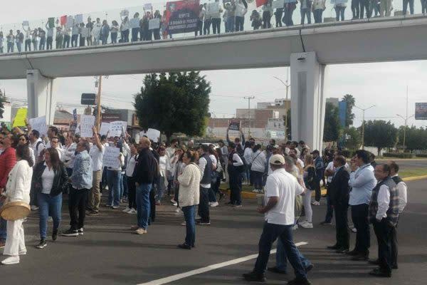 Manifestación de trabajadores del Poder Judicial Federal