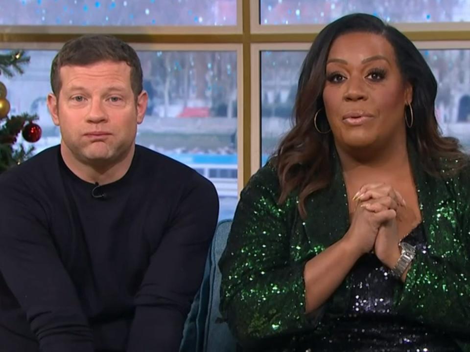Dermot O’Leary and Alison Hammond (ITV /  This Morning)