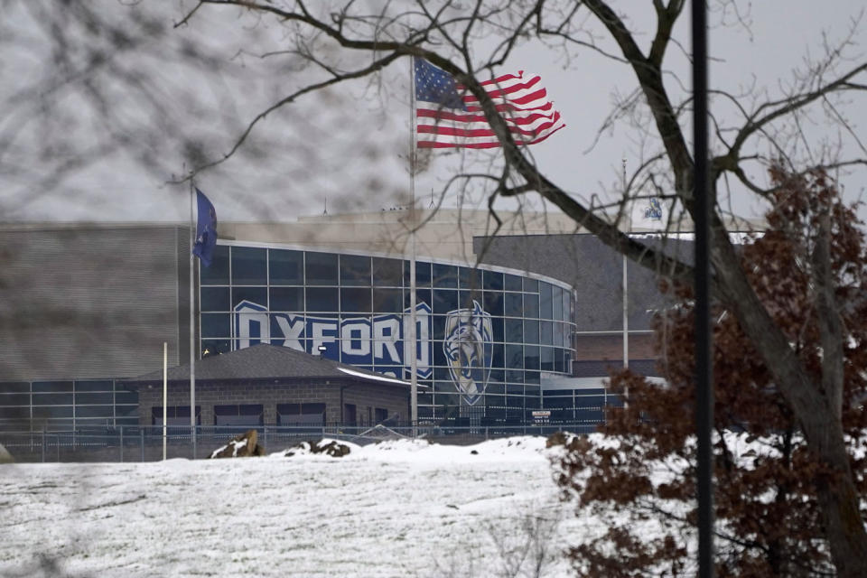 Four students from Oxford High School in Michigan were killed in the shooting. Source: AP