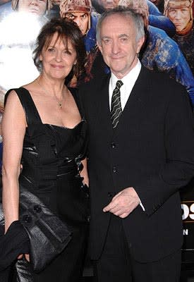 Jonathan Pryce and wife at the Los Angeles premiere of Universal Pictures' Leatherheads  03/31/2008 Photo: Steve Granitz, WireImage.com