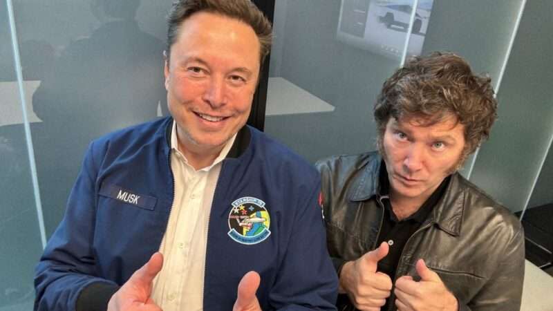 Javier Milei and Elon Musk